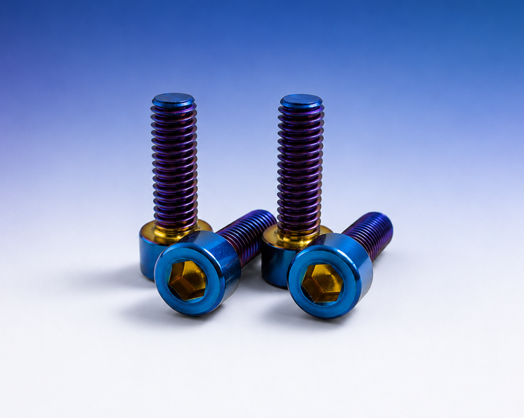 Riser Clamp Bolts – Anodized (Titanium) (4 pcs)