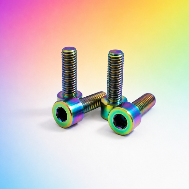 Riser Clamp Bolts – Anodized (Titanium) (4 pcs)