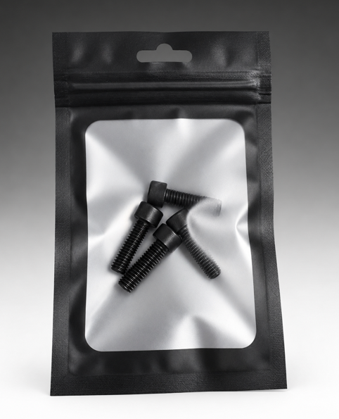 Perch Clamp Bolts - Black (Stainless Steel) (4 pcs)