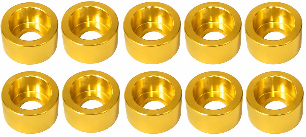 PowerPlus Engine Washer Set (Anodized Aluminum - Gold) – Washers Only